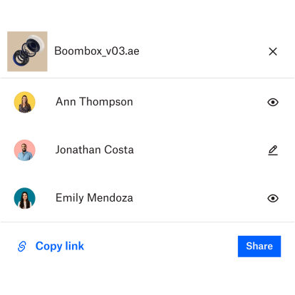 Share Files and Links - Dropbox