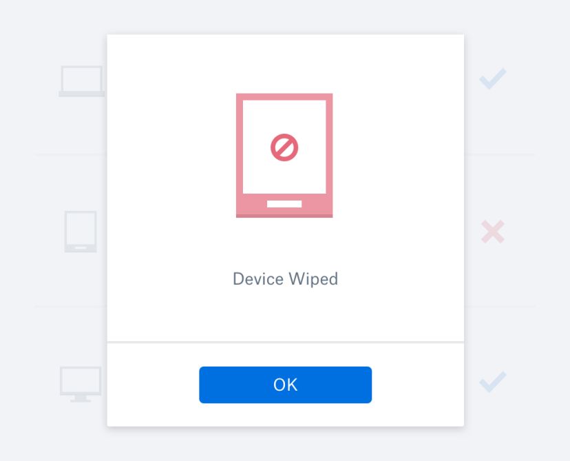 Remote Wipe and Data Security Dropbox