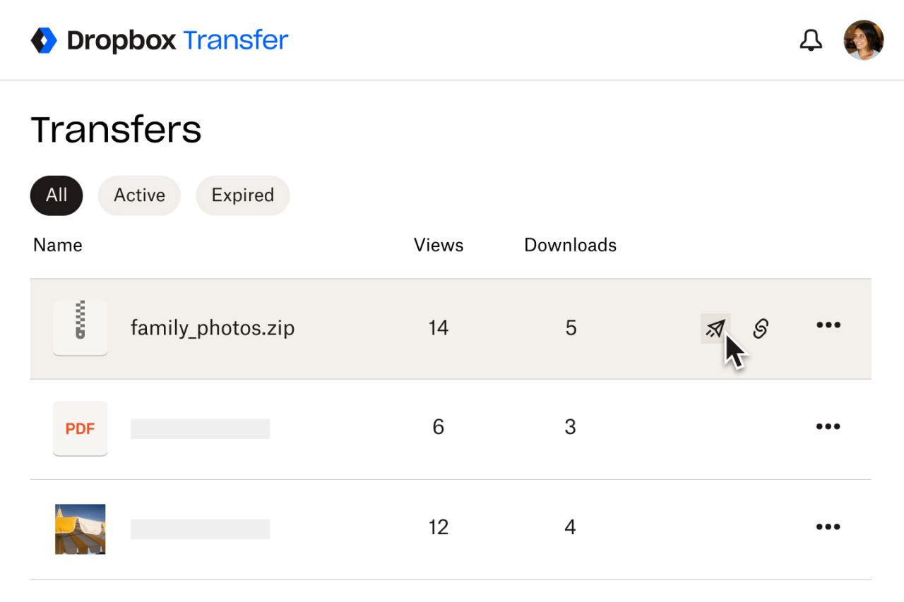 File Transfer Dropbox