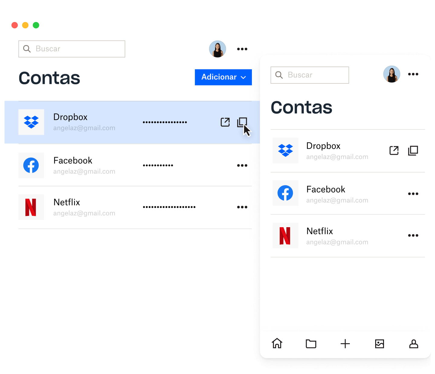 Imagem de arquivos sendo organizados e salvos no Dropbox