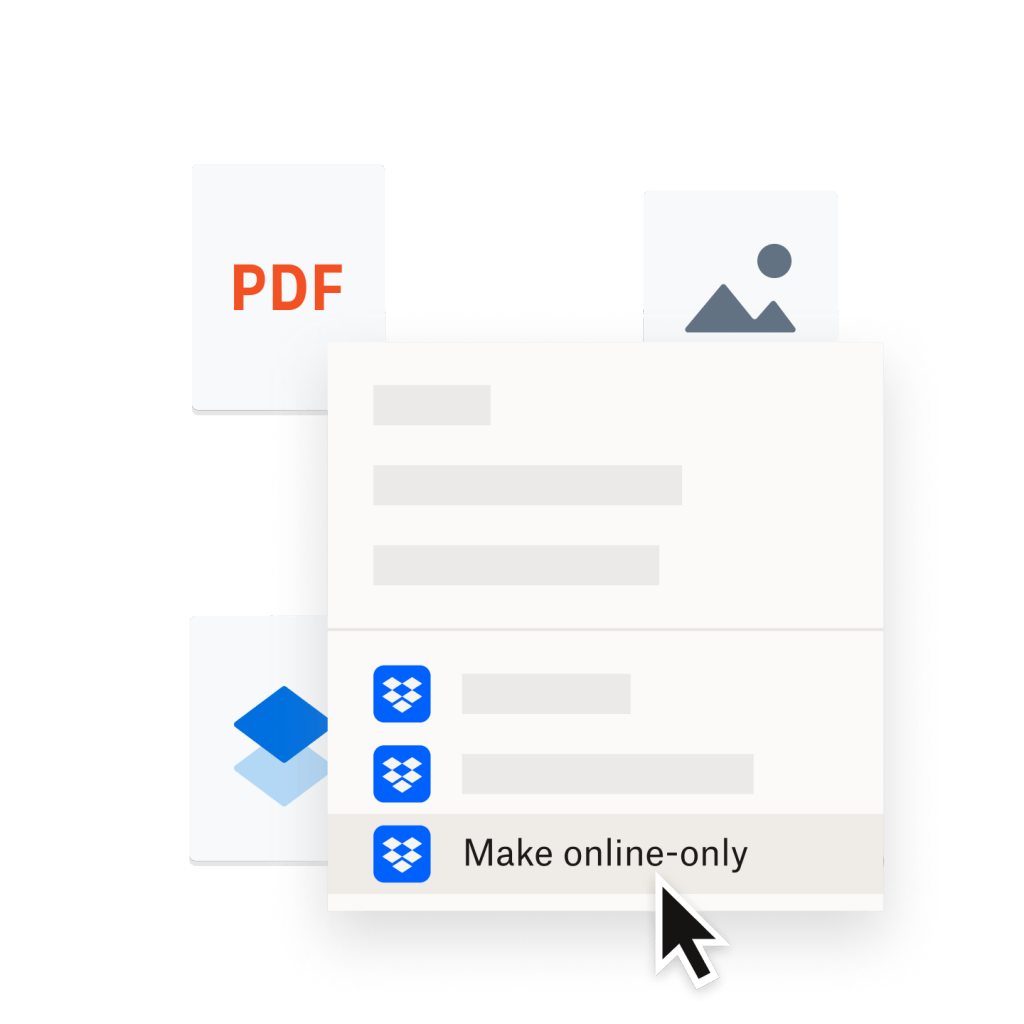 Save Disk And Storage Space Dropbox