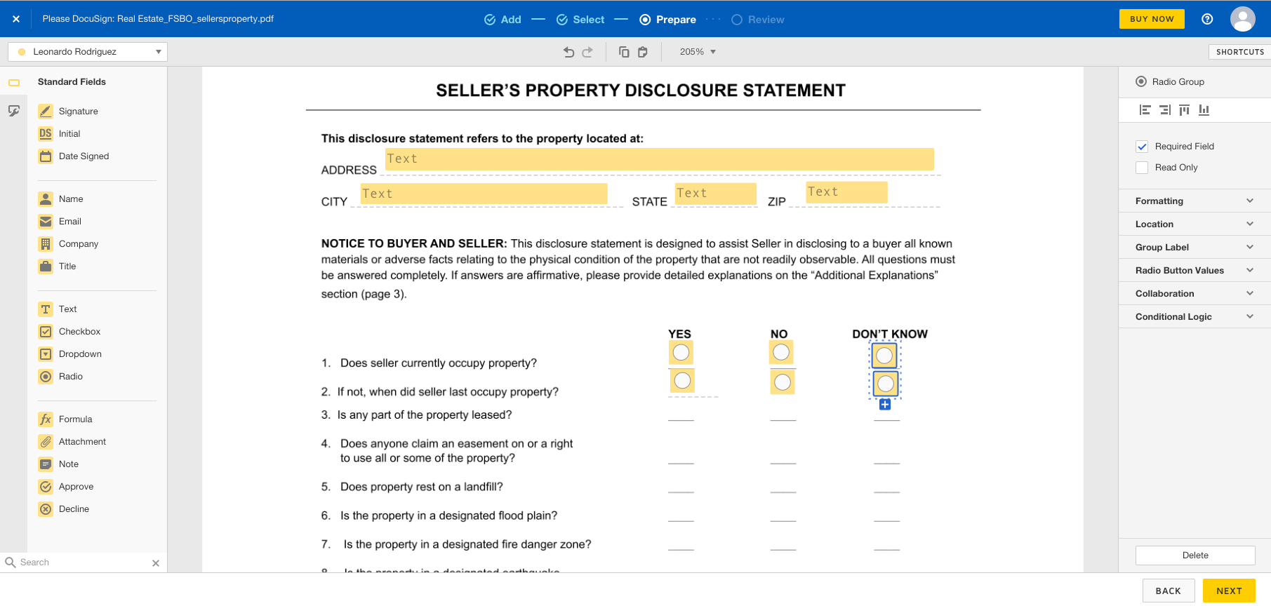 DocuSign Integration Dropbox