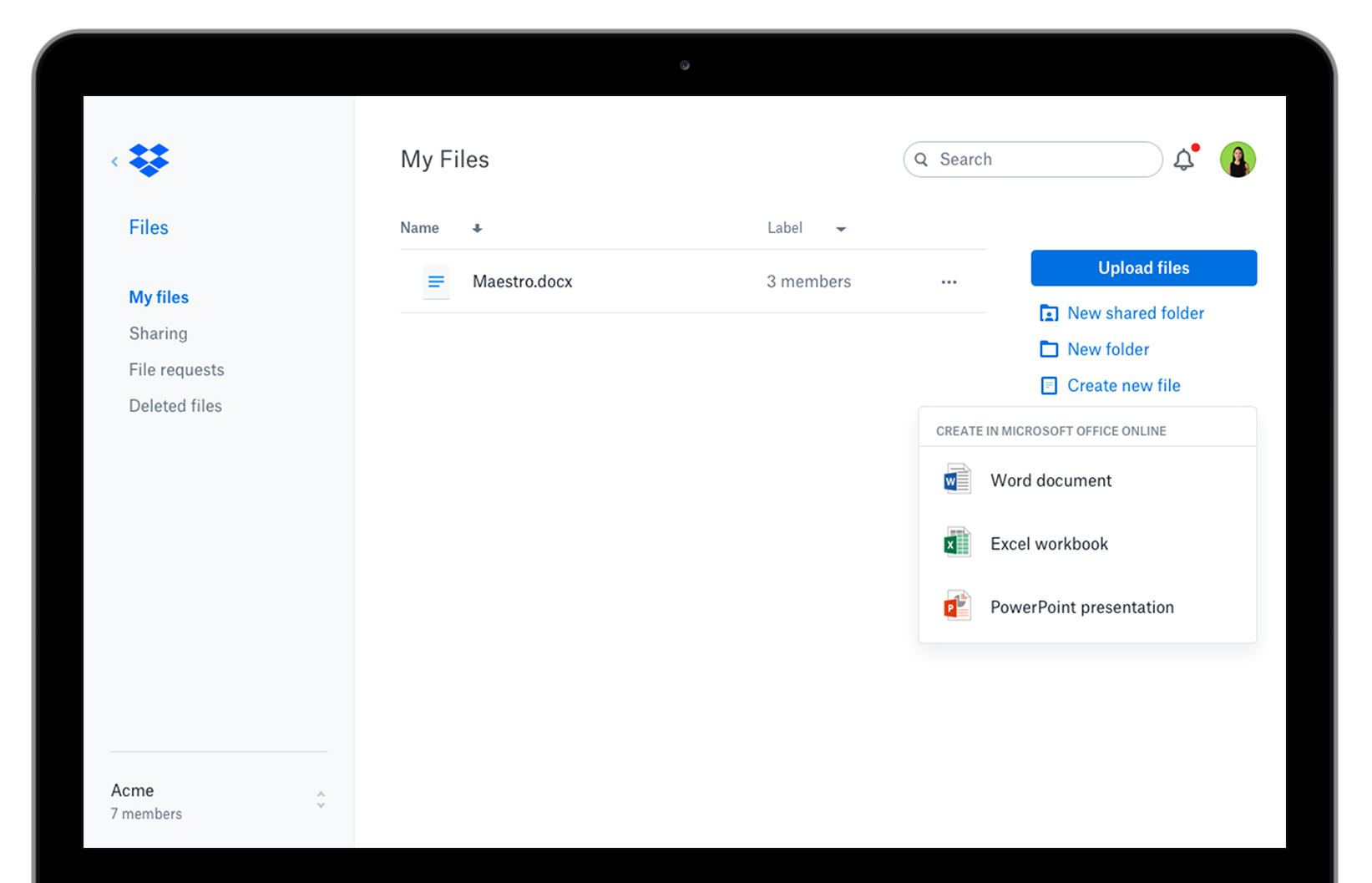 dropbox business sso office 365