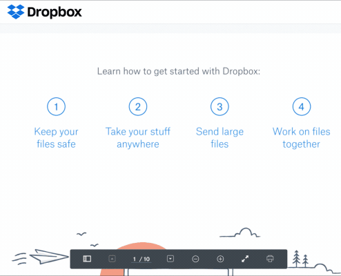 HelloSign と Dropbox