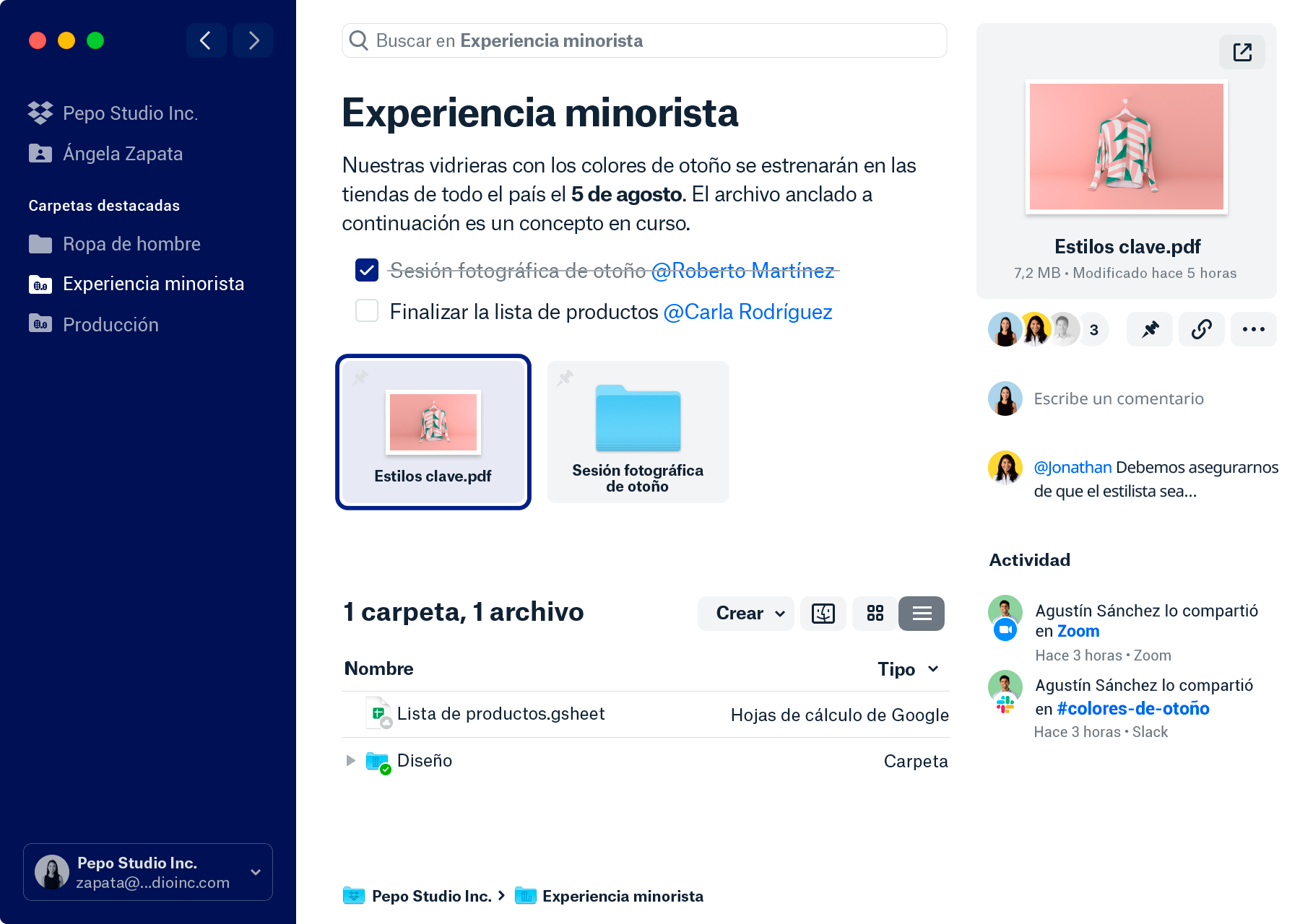 Actualizar Dropbox conoce la última versión Dropbox