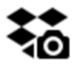 Icono de Dropbox Importación desde cámara en la bandeja