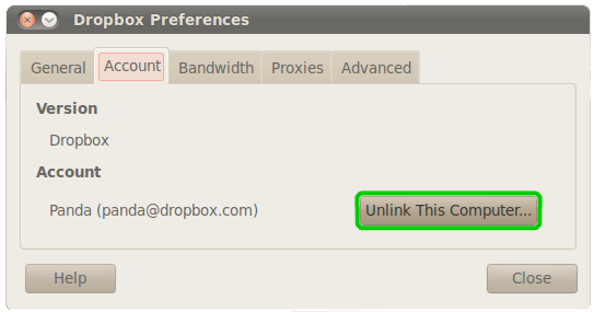 Unlink or relink a computer or mobile device to Dropbox – Dropbox