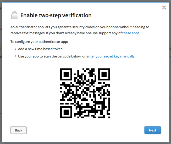 add local bitcoin to 2fa barcode scanner